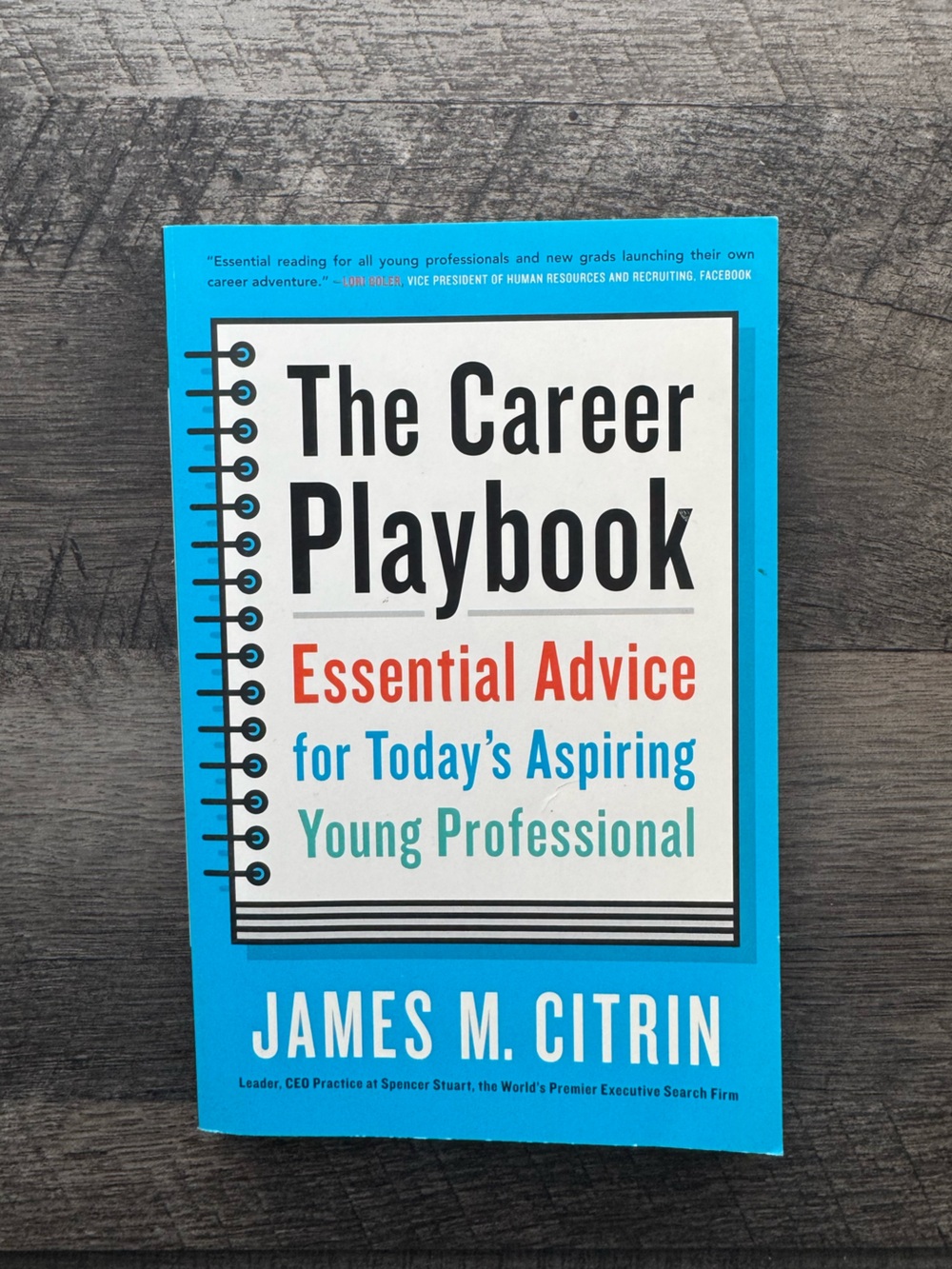 The Career Playbook by James M. Citrin Paperback Book